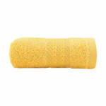 Žuti ručnik od čistog pamuka Sunny, 30 x 50 cm