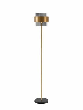 NOVA LUCE 9236410 | Sianna Nova Luce podna svjetiljka 154cm s prekidačem 1x E27 crno