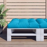 Jastuk za palete plavi 80 x 80 x 12 cm od tkanine