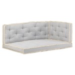 vidaXL 3-dijelni set jastuka za sofu od paleta sivi
