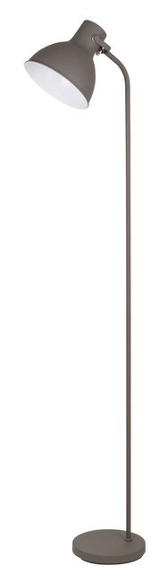 RABALUX 4329 | DerekR Rabalux podna svjetiljka 160cm sa prekidačem na kablu elementi koji se mogu okretati 1x E27 sivo