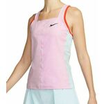 Ženska majica bez rukava Nike Court Dri-Fit Slam Tank - light arctic pink/glacier blue/team orange/black