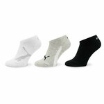 Set od 3 para dječjih visokih čarapa Puma Kids Bwt Sneaker 3P 907960 White / Grey / Black 02