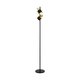 EGLO 39388 | Fiumara Eglo podna svjetiljka 168,5cm sa nožnim prekidačem elementi koji se mogu okretati 2x E27 crno, zlatno