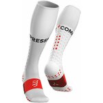 Compressport Full Socks Run White T1 Čarape za trčanje
