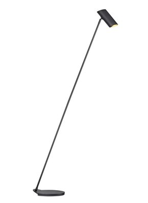 LUCIDE 19700/01/30 | Hester Lucide podna svjetiljka 137cm s prekidačem elementi koji se mogu okretati 1x GU10 crno