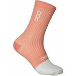 POC Flair Sock Mid Rock Salt/Hydrogen White L Biciklistički čarape