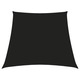 vidaXL Jedro za zaštitu od sunca od tkanine trapezno 3/4 x 3 m crno