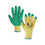 Obložene rukavice ROXY, žuto-zelene, vel.07