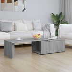 Stolić za kavu boja sivog hrasta 150x50x35 cm konstruirano drvo
