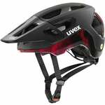 UVEX React Mips Black/Ruby Red Matt 56-59 Kaciga za bicikl