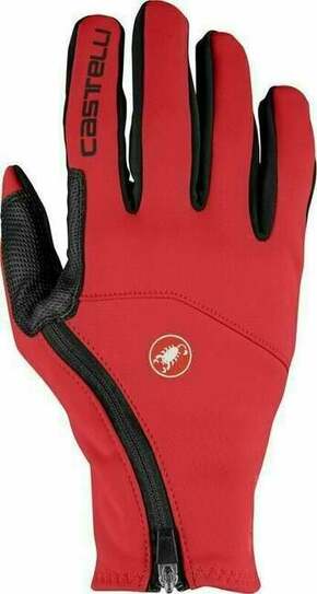 Castelli Mortirolo Glove Red XL Rukavice za bicikliste