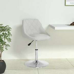 Blagovaonska stolica od umjetne kože bijela