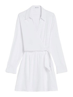 Bershka Košulja haljina bijela