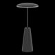 EGLO 900925 | Piccola-Ponente Eglo nosiva, stolna svjetiljka sa tiristorski dodirnim prekidačem jačina svjetlosti se može podešavati, sa podešavanjem temperature boje, baterijska/akumulatorska, USB utikač 1x LED 200lm 3000K IP54 crno, opal