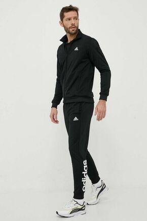 ADIDAS SPORTSWEAR Odjeća za vježbanje 'Linear Logo' crna / bijela