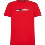 Muška majica Tommy Hilfiger Essentials Big Logo SS Tee - primary red