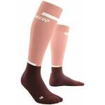 CEP WP201R Compression Tall Socks 4.0 Rose/Dark Red II Čarape za trčanje
