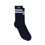 Čarape za tenis Lacoste Breathable Jersey Tennis Socks 1P - navy blue/white
