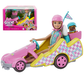 Barbie: Stacie u spašavanju - Go-kart set s psićem - Mattel
