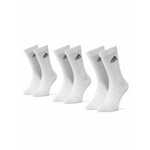 Set od 3 para unisex visokih čarapa adidas Light Crew 3Pp DZ9393 White/White/White