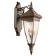 ELSTEAD KL-VENETIAN2-M | Venetian-Rain Elstead zidna svjetiljka 2x E14 IP44 antik brončano, prozirno