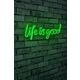 Ukrasna plastična LED rasvjeta, Life Is Good - Green