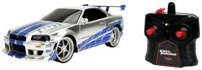JADA TOYS 253206007 Fast&amp;Furious RC Nissan Skyline GTR 1:16 RC model automobila za početnike električni cestovni model