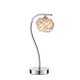 ENDON 77568 | Talia Endon stolna svjetiljka 36cm sa dodirnim prekidačem 1x G9 krom, kristal