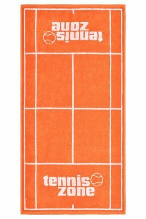Teniski ručnik Tennis Zone Towel Court&amp;Logo - orange/white