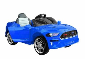 Plavi sportski auto USB SD koža i mekani kotači + daljinski upravljač 2x45W