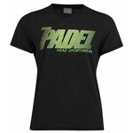 Ženska majica Head Padel SPW T-shirt W - black