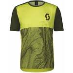 Scott Trail Vertic S/SL Men's Shirt Majica Bitter Yellow/Fir Green S