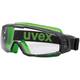 Uvex u-sonic 9308245 zaštitne radne naočale crna, zelena