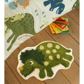 Zeleni dječji tepih s motivom dinosaura Lansfield Catherine Dino