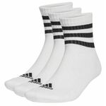 Čarape za tenis Adidas Cushioned Sportswear Mid-Cut Socks 3P - white/black