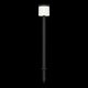 EGLO 901078 | Pantete Eglo ubodne svjetiljke svjetiljka sa senzorom, svjetlosni senzor - sumračni prekidač solarna baterija 1x LED 840lm 3000K IP44 crno, saten