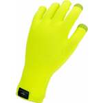 Sealskinz Waterproof All Weather Ultra Grip Knitted Glove Neon Yellow S Rukavice za bicikliste