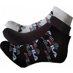 Čarape za tenis Fila Calza Invisible Socks 3P - black/white