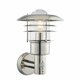 ENDON 74702 | Dexter-EN Endon zidna svjetiljka sa senzorom 1x E27 IP44 plemeniti čelik, čelik sivo, prozirno