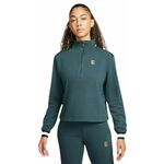 Ženski sportski pulover Nike Court Dri-Fit Heritage Fleece - deep jungle/deep jungle