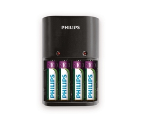 Philips SCB1490NB/12 - Polnilnik baterij MULTILIFE 4xAA 2100 mAh 230V
