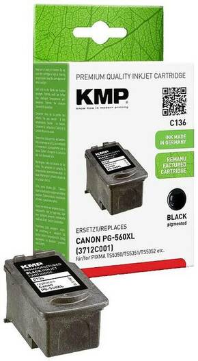 KMP tinta zamijenjen Canon PG560XL (3712C001) kompatibilan pojedinačno crn C136 1581