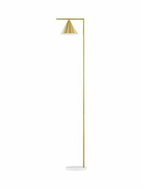 NOVA LUCE 9501236 | Sway Nova Luce podna svjetiljka 175cm s prekidačem 1x E27 bijeli mramor