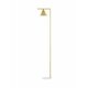 NOVA LUCE 9501236 | Sway Nova Luce podna svjetiljka 175cm s prekidačem 1x E27 bijeli mramor, mesing, bijelo