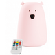 Rabbit&amp;Friends meko svjetlo, medvjed, ružičasta, USB-C punjenje (730)