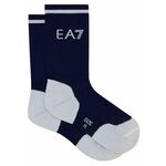Čarape za tenis EA7 Tennis Pro Socks 1P - blu navy/bianco