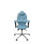 Ergonomska stolica TRIO - za djecu i tinejđere eko-koža plava