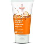 Weleda Kids Happy Orange krema za tuširanje i šampon 2u1 s mirisom naranče 150 ml za djecu