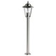 ENDON YG-864-SS | Klien Endon podna svjetiljka 80cm 1x E27 IP44 plemeniti čelik, čelik sivo, prozirno